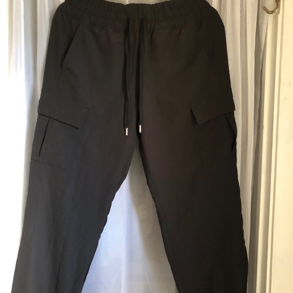 Black joggers